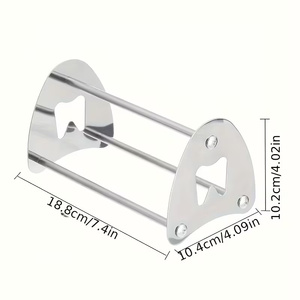 Support pour pinces orthodontiques dentaires, support pour forceps, en acier inoxydable argenté, 18,8 cm x 10,4 cm x 10,2 cm - Product Image 4