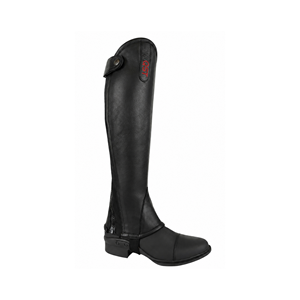 Polainas de cuero para equitación, protección ecuestre para las piernas, polainas de media pierna para montar a caballo - Product Image 4