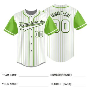 OEM Breathable Quick Dry Custom Baseball Jersey for <b>Men</b>-V-neck Top Custom Colors Logo 100% Polyester Heat-Transfer Printed - Product Image 4