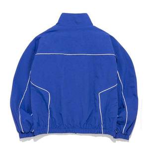 Men's Custom Blue Cotton Heavyweight Acid Wash Tracksuit Hot Selling Set Full <b>Zip</b> <b>Hooded</b> Collar Sporty Style with Side Pockets - Product Image 2