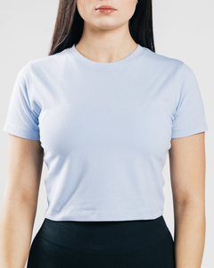 Camisetas Lisas Casuales y Elegantes para Mujer, Tallas Grandes, con Logotipo Bordado, 100% Algodón Orgánico, Venta al Por Mayor - Product Image 6