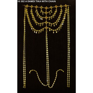 เครื่องประดับผมพู่ยาวชุบทอง MIJ สไตล์ชาติพันธุ์ ที่คาดผมสำหรับเดินทาง มงกุฎติกก้า โลหะผสม ปรับได้ น้ำหนักเบา พู่ยาว มงกุฎติกก้า - Product Image 4