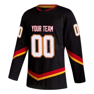 Camisetas de equipo de Hockey sobre hielo con logotipo personalizado, retales de alta calidad, Jersey de Hockey bordado - Product Image 1