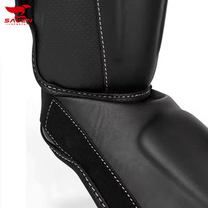 Protège-tibias en néoprène de qualité professionnelle pour le sport, les arts martiaux, la boxe, le Muay Thai, le MMA, le Taekwondo - Product Image 6