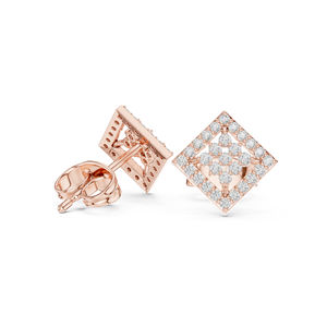 ต่างหูทองคำ 14K สีเหลือง ประดับเพชรทรงกลม 0.25 กะรัต เพาะเลี้ยงในห้องปฏิบัติการ ได้รับการรับรองจาก IGI เหมาะสำหรับสวมใส่ทุกวันสำหรับผู้หญิง |   เพชรที่เพิ่งเพาะเลี้ยง - Product Image 6