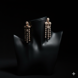 Conjunto de Collar y Aretes de Oro Rosa de 18K - Product Image 2