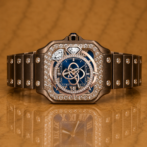 OEM ODM Custom Moissanite <b>Diamond</b> <b>Watch</b> Men Full Pave VVS Stone Wristwatch - Product Image 1