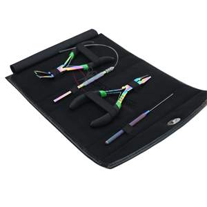 Kit d'extension de cheveux OEM Mini Rainbow Microlink avec pinces à sertir et à retirer en acier inoxydable de qualité chirurgicale et outil à crochet et boucle - Product Image 1