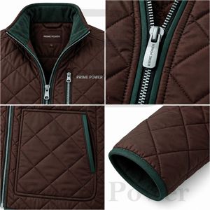Chaqueta Acolchada Personalizada Más Vendida, Chaqueta de Invierno Acolchada con Diseño de Diamantes para Hombre, Chaqueta Aislante Cálida al por Mayor, Fabricante OEM ODM - Product Image 3