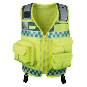 RTX <b>Men's</b> Black Reflective <b>UK</b> Safety <b>Vest</b> V-Neck Breathable Lightweight Outerwear Casual <b>UK</b> Work Wear Autumn - Product Image 2