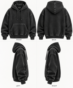 Sweat à capuche imprimé en molleton coupe classique pour homme 100 % coton avec masque pour les yeux intégré, design de voyage mode avion caché sur le devant - Product Image 5
