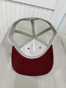 Vietnam Manufacturing Trucker Hat with Custom Logo 5 Panel Structured Grey Breathable Mesh Back for Adult Daily Outdoor Apparel - Product Image 5