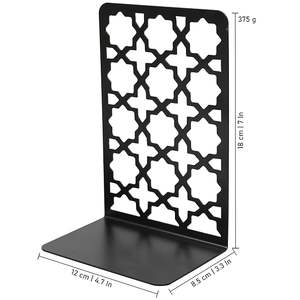 Porte-livres en aluminium doré poli, écologiques, uniques et artistiques, de forme créative pour la décoration intérieure design. - Product Image 3