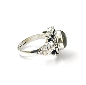 Handmade <b>Labradorite</b> <b>Ring</b> 925 Sterling Silver Bohemian Designer Jewelry for Women Daily & Any Occasion Wear - Product Image 3