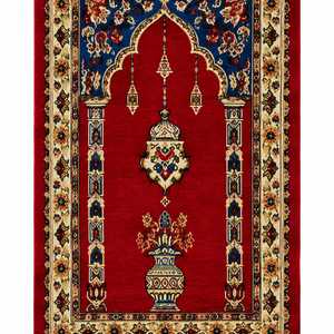 พรมละหมาดขนแกะนิวซีแลนด์ถักมือ - Product Image 3