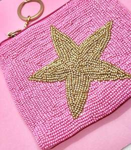 Handmade High Quality <b>Seed</b> Beaded Glass Beads Embroidery Square Shape Coin Pouch Latest Design - Product Image 5