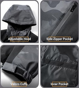 Chaqueta Impermeable de Marca Privada, Ultraligera y Plegable con Bolsa de Transporte Integrada, Ropa al por Mayor - Product Image 5