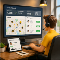 Desarrollo de Aplicaciones Móviles para Reserva de Taxis con Tecnología Avanzada, Soluciones Basadas en la Nube con IA, Internet, Linux, Mac
