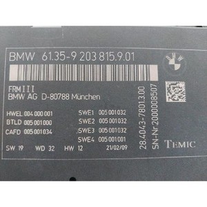 ECU และโมดูลคอมพิวเตอร์มือสองสำหรับรถยนต์ซีรีส์ 7 รุ่น 61359203815901 - Product Image 6
