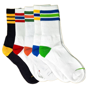 ODM JZVINA usine des années 90 rétro Colorblock rayé décontracté respirant coton absorbant la sueur Logo personnalisé pour hommes femmes athlétique - Product Image 1