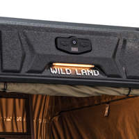 PickupMate Wintop – Toit rigide toutes saisons pour camionnette avec système d'enceintes, éclairage, levage automatique et télécommande, 145 cm, pour se détendre