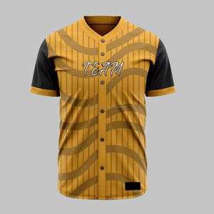 Uniforme de baseball imprimé logo personnalisé professionnel respirant prix d'usine de grande taille - Product Image 2