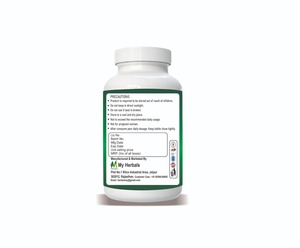 Cápsulas de Extracto de Plantas Herbales, Tulsi, Neem, Giloy, Haldi, Extracto Botánico en Polvo, 500 mg, 60 Cápsulas, Paquete de Uso Diario - Product Image 2