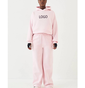 Wholesale Fashion Color Matching 2PCS Set Outdoor Sports Silk Screen Print Full Length Breathable Double Layer <b>Women</b> Sweatsuit - Product Image 5