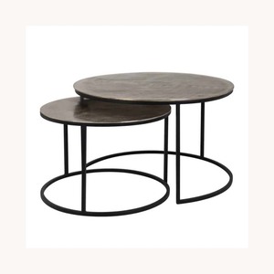 Stylish Handmade Customized Luxury Modern Metal Marble Coffee Table Set <b>Unique</b> Design Customized Color Living Room Furniture - Product Image 3