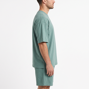 Tenues d'été personnalisées en 2 pièces, ensemble t-shirt et short surdimensionné, ensemble t-shirt et short pour hommes - Product Image 2