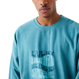 Every Human Being Is Special Crew Neck Pullover Sweatshirt Unisex Oversized Knitted Cotton Casual Autumn Breathable 370g Regular - Product Image 3