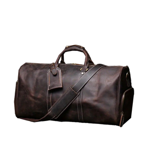 Sacs de voyage en cuir véritable de qualité supérieure, best-sellers, imperméables, style sport luxe, doublure en polyester pour hommes et femmes - Product Image 1