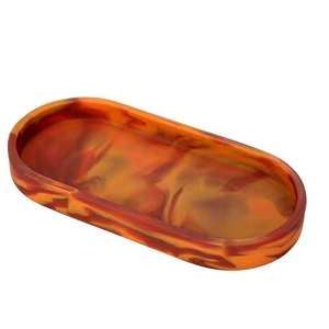 Juego de bandejas de resina ecológicas AZORA INDUSTRIES con asas, impresión personalizada, estilo transicional, para café, hotel, bienvenida, M-266 - Product Image 3