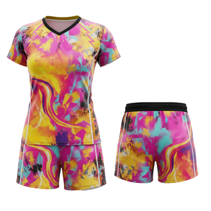 ชุดเครื่องแบบรักบี้วอลเลย์บอลแบบกำหนดเองชุดกีฬาโพลีเอสเตอร์100% แห้งเร็วระบายอากาศได้ดีชุดฝึกทีมพิมพ์โลโก้ได้ตามต้องการ - Product Image 1