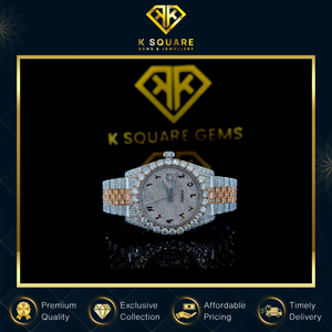 Reloj de Pulsera de Lujo con Movimiento Automático de Primera Calidad, Resistente al Agua, con Diamantes Moissanite VVS y Correa de Acero Inoxidable - Product Image 3