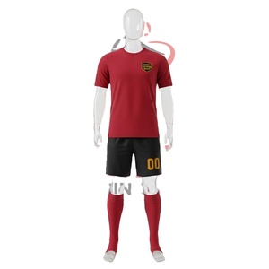 Ensemble de maillots de football personnalisés de nouvelle conception 2024, ensemble complet de maillot et de short en sublimation, commande en gros pour l'équipe - Product Image 1