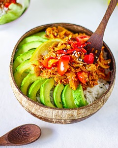 ชามเปลือกมะพร้าวแบบดั้งเดิม ทนทาน ใช้กับเครื่องล้างจานได้ เป็นมิตรกับสิ่งแวดล้อม เหมาะสำหรับใช้ในบ้าน - Product Image 2