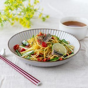 Assiette creuse de 225 mm en céramique Mino, cuite au four, fabriquée au Japon, vaisselle d'hôtel pour apéritifs - Product Image 6