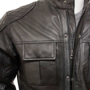 Chaquetas de Cuero de Diseño Profesional para Hombre, Chaquetas de Moda para Invierno, Impermeables, Resistentes al Viento, Transpirables, Estilo Urbano, Material de Secado Rápido - Product Image 5