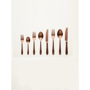 Ensemble de couverts en acier inoxydable de haute qualité, 5 pièces, finition miroir, style moderne, pour la maison, les restaurants et les tables à manger - Product Image 2