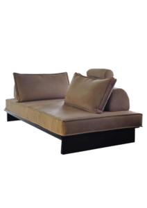 Sofá Cama de Jardín Moderno y Duradero de Dos Plazas con Cojín Tapizado y Estructura de Madera para Patio o Villa - Product Image 4