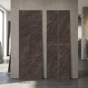 Carrelage en porcelaine poli décoratif de grande taille, style Forêt Noire de Taïwan, 800x2400mm, pour salle de bain espagnole, extérieur et hall, effet brique. - Product Image 6