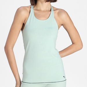 Camiseta de yoga de punto para mujer de primera calidad, color sólido, que absorbe la humedad, transpirable, de corte ajustado, hecha en Bangladesh. - Product Image 2