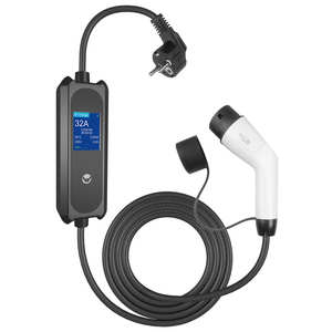 Station de recharge de voiture portable EV intelligente rapide Type 2/Type 1/GBT TPU avec application WIFI, 6A-32A réglable, 7kW, IP65, câble de 5m - Product Image 4