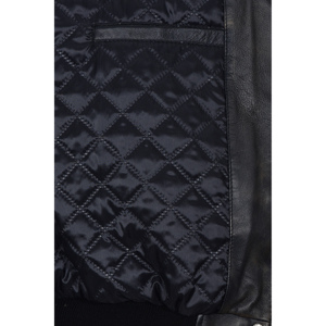 Chaqueta Varsity Vintage Encerada para Hombre al por Mayor, Chaqueta de Béisbol de Cuero Napa Premium, Fabricante de Marca Privada Totalmente Personalizable - Product Image 4