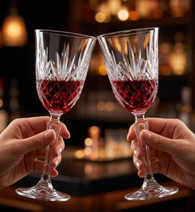 Vintage European-Style Patterned Reusable <b>Wine</b> <b>Goblets</b> for Wedding and Elegant Table Settings - Product Image 6