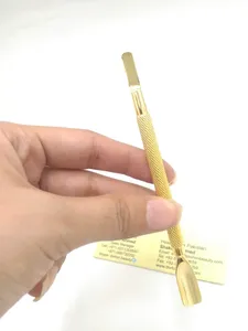 Empujador de Cutículas de Alta Calidad para Salón, Herramienta de Manicura de Doble Cabeza, Empujadores de Cutículas de Acero Inoxidable de Marca Privada, Herramientas para el Cuidado de las Uñas - Product Image 3