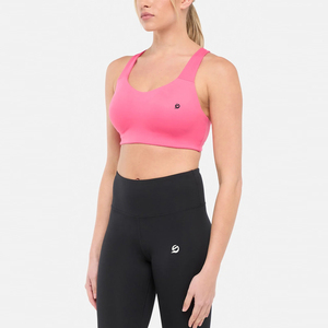 Conjunto de Yoga para Mujer, Transpirable, Cómodo, de Color Sólido, Ligero, con Sujetador Deportivo sin Mangas y Leggings - Product Image 3