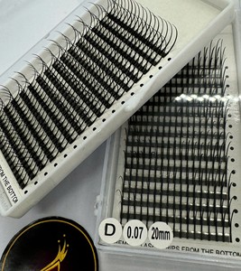 ขนตาปลอมคุณภาพสูงแบบขายส่ง ขนตาแบบ Spike 12/16 แถว สีดำด้าน เส้นใยสังเคราะห์ C/CC/D/DD/M/L รับผลิตแบรนด์ส่วนตัว - Product Image 2