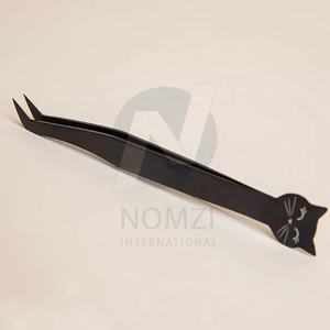 2024 Logo personnalisé impression pince à cils en acier inoxydable haute nouvelle conception Kitty Volume cils durable cils pointus - Product Image 5